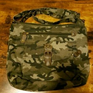 Green Camo Purse